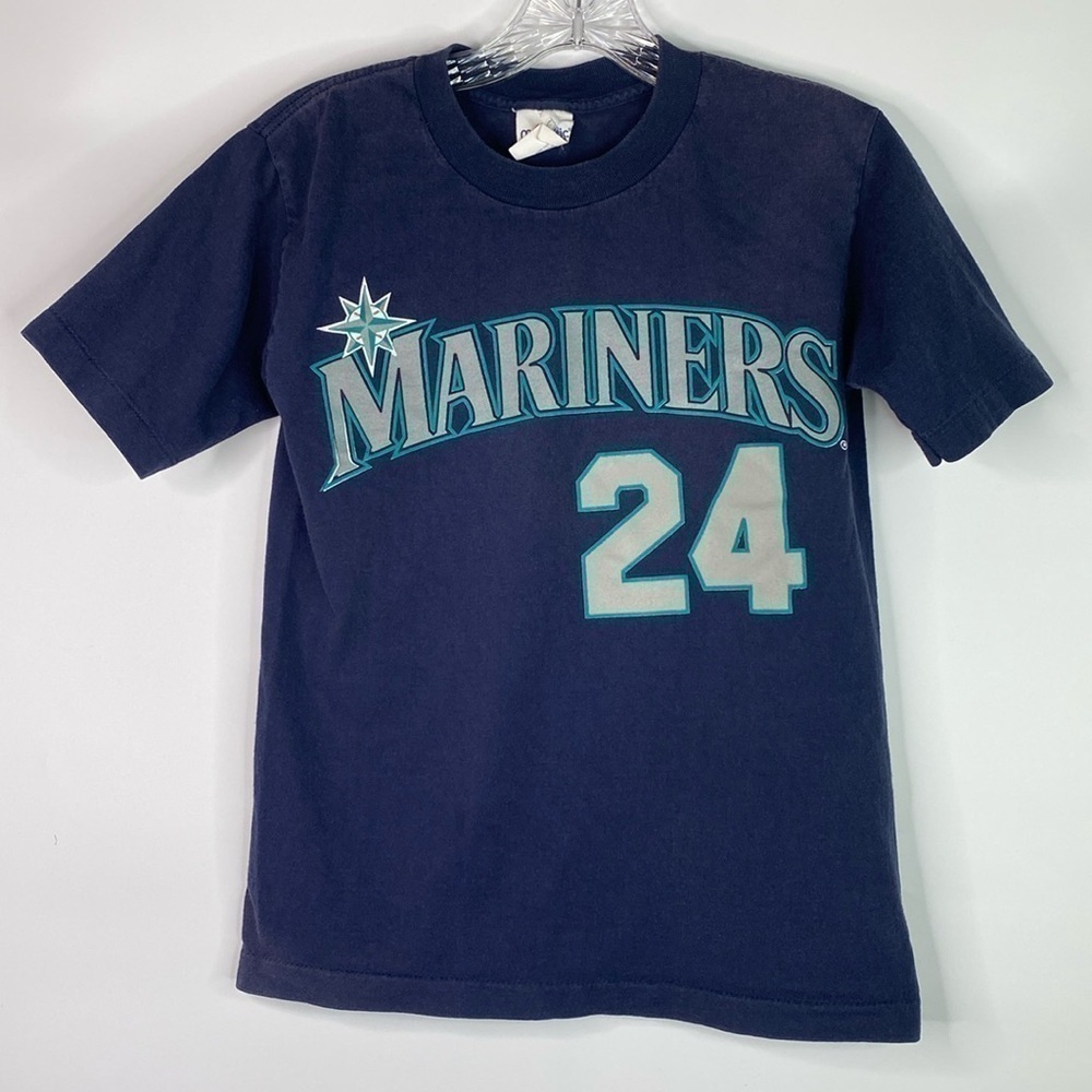Vintage Majestic Seattle Mariners Short Sleeve Single Stitch Tshirt #24 Large